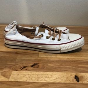 White Converse All Star Low Tops